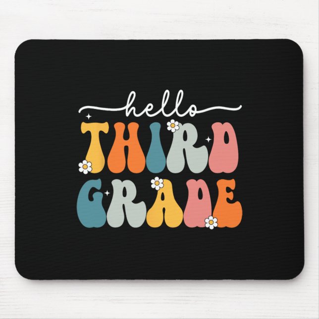 Mousepad Alô, terceiro ano de volta à escola, professor do  (Frente)