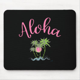 Mousepad Aloha Beaches Estilo Havaiano Tropical de Verão