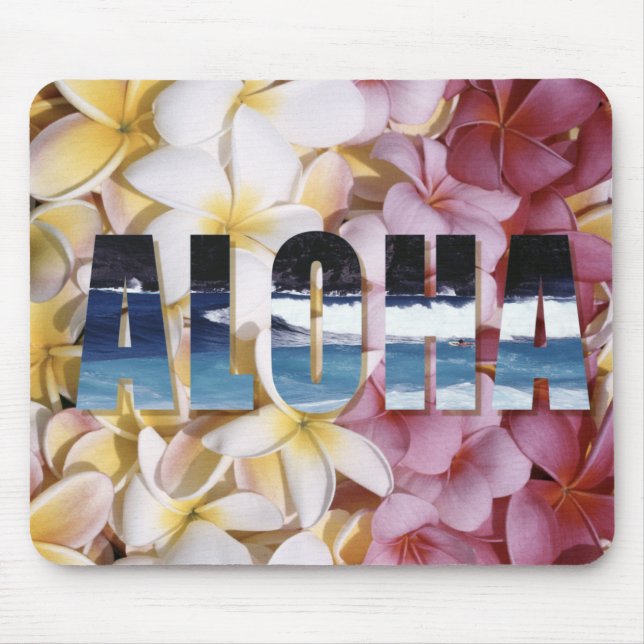 Mousepad "Aloha" havaiano (Frente)