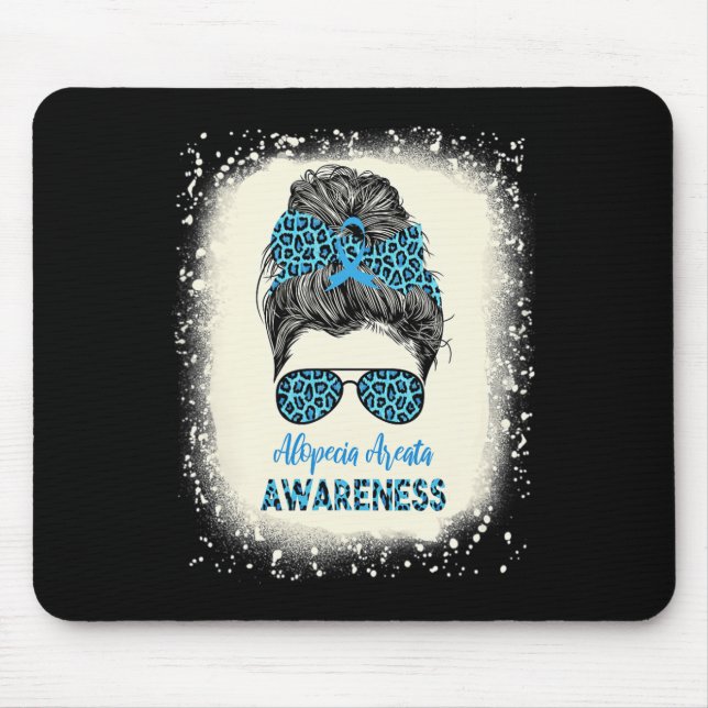 Mousepad Alopecia Areata Sensibilização Pão Penteado Pentea (Frente)