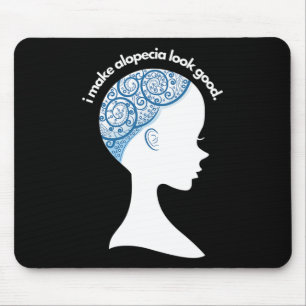 Mousepad Alopecia Areata - Sensibilização para a perda de c