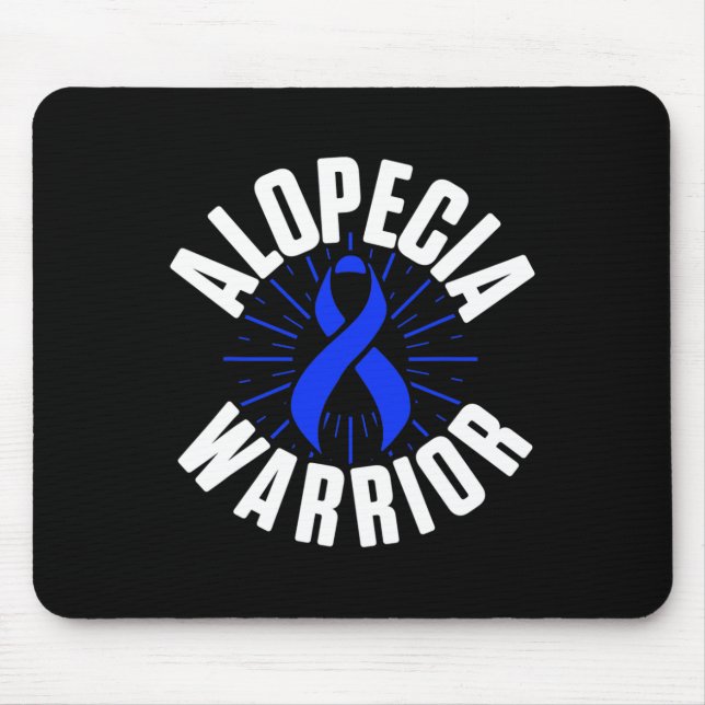 Mousepad Alopécia Consciência Cabelo Perda Terapêutica Guer (Frente)