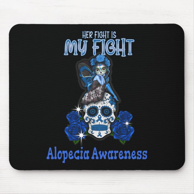 Mousepad Alopecia Consciência Sua Luta É Minha Luta (Frente)