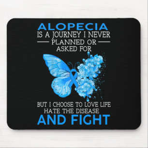 Mousepad Alopecia É Uma Viagem Que Nunca Planejei Borboleta