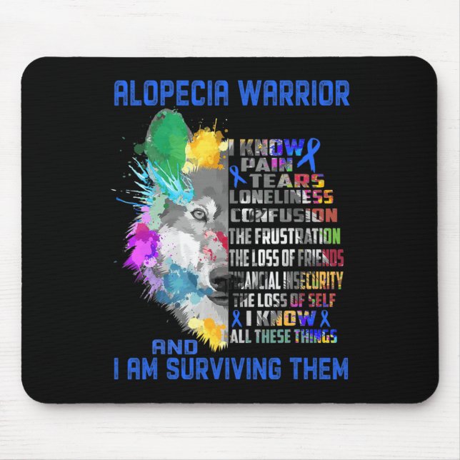 Mousepad Alopecia Eu Conheço Todas Essas Coisas E Sou Sobre (Frente)