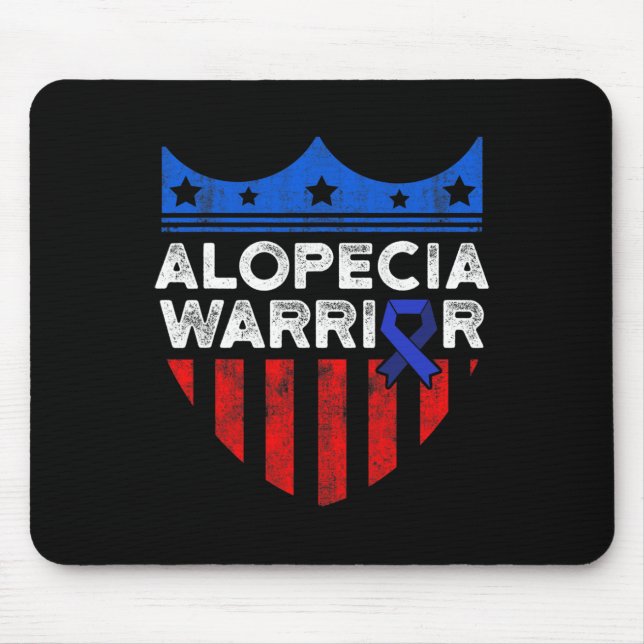 Mousepad Alopecia Sensibilização Cabelo Perda Doença Guerre (Frente)