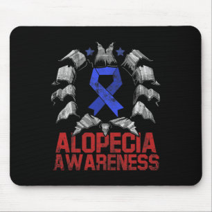 Mousepad Alopecia Sensibilização Cabelo Perda Guerreira Sob