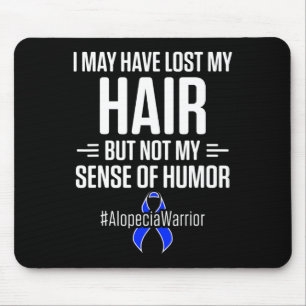 Mousepad Alopecia Sensibilização Cabelo Perda Guerreiro Hum