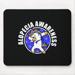 Mousepad Alopecia Sensibilização Cabelo Perda Guerreiro Sob