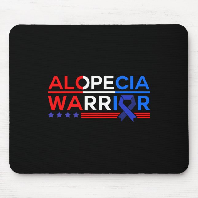 Mousepad Alopecia Sensibilização Cabelo Perda Nutrição Guer (Frente)
