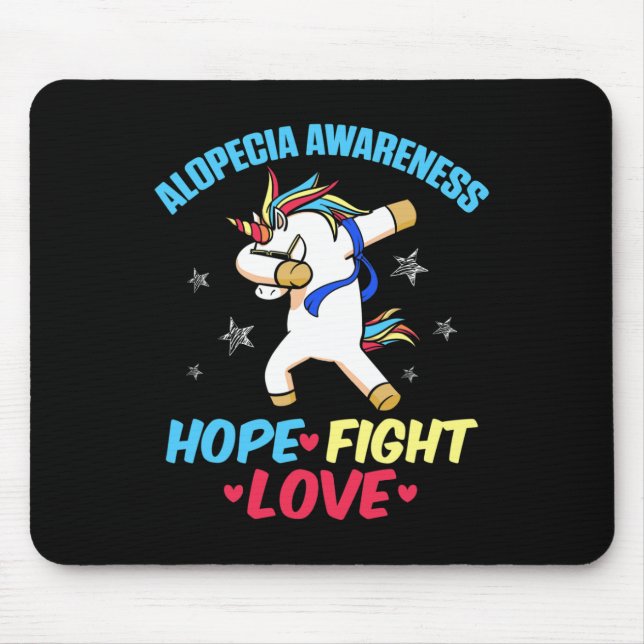 Mousepad Alopecia Sensibilização Cabelo Perda Resistência d (Frente)