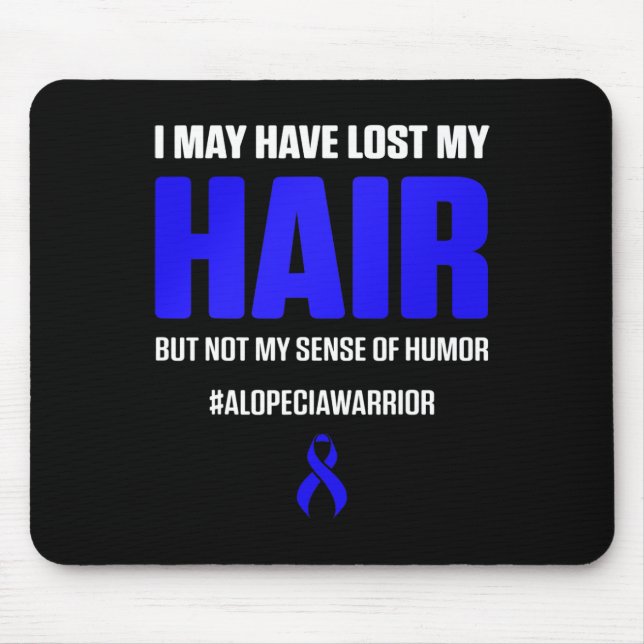 Mousepad Alopecia Sensibilização Cabelo Perda Sobrevivência (Frente)