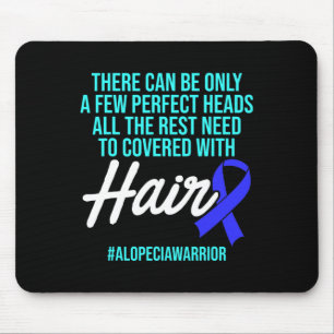 Mousepad Alopecia Sensibilização Cabelo Perdido Guerreiro C