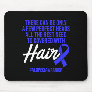 Mousepad Alopecia Sensibilização Cabelo Perdido Guerreiro C