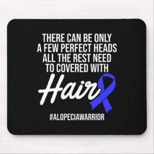 Mousepad Alopecia Sensibilização Cabelo Perdido Guerreiro C