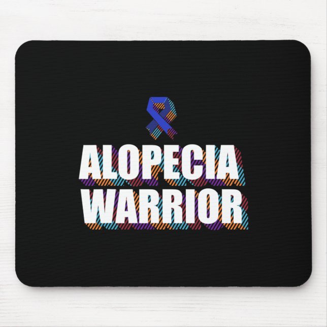 Mousepad Alopecia Sensibilização Pêssego Perda Patiente Gue (Frente)