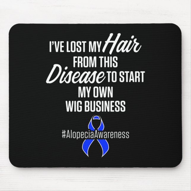 Mousepad Alopecia Sensibilização Sobrevivência do Wig Guerr (Frente)