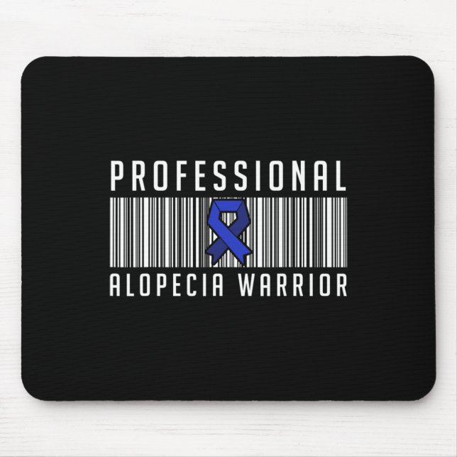 Mousepad Alopecia Sensibilizar o Guerreiro de Perda de Cabe (Frente)