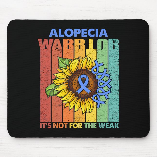 Mousepad Alopecia Warrior Não é para os fracos (Frente)
