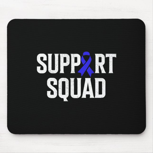 Mousepad Alopecia Warrior Support Squad Alopecia Sensibiliz (Frente)