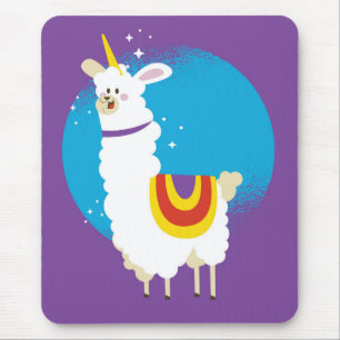 Mousepad Alpaca Unicorn