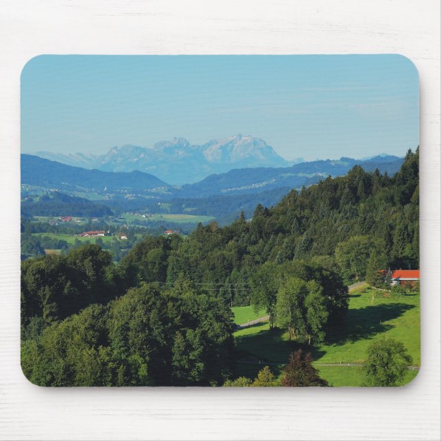 Mousepad Alpenpanorama mit Säntis (Frente)