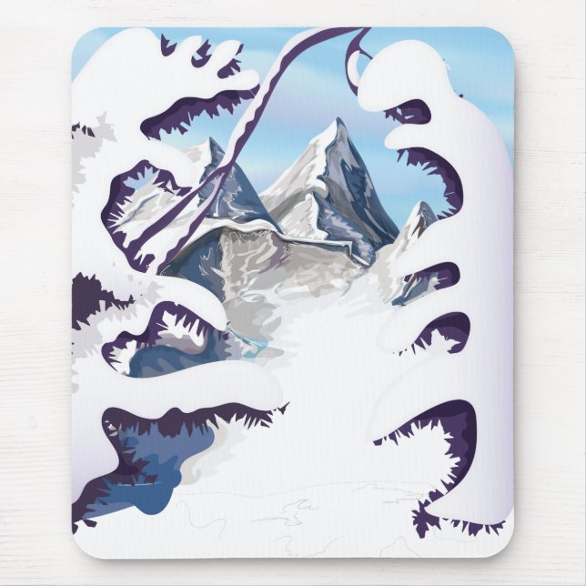 Mousepad Alpes Franceses (Frente)