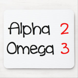 Mousepad alpha omega