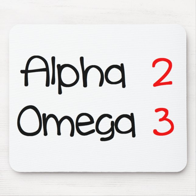 Mousepad alpha omega (Frente)