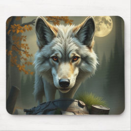 Mousepad „Alpha-Wolf – König der Wildnis“