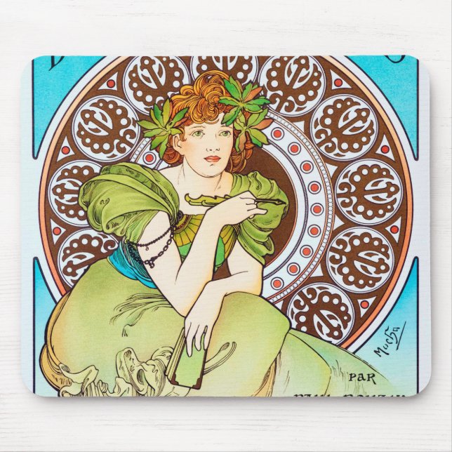 Mousepad Alphonse Mucha (Frente)