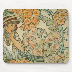 Mousepad Alphonse Mucha Art