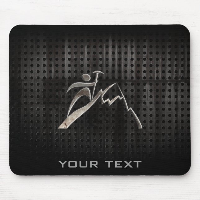 Mousepad Alpinismo; Preto legal (Frente)