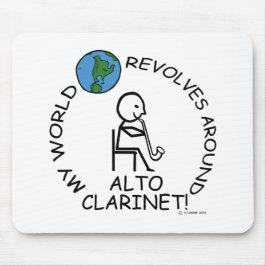 Mousepad Alto Clarinet World Revola-se