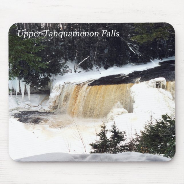 Mousepad Alto Tahquamenon Fala o pasto de inverno (Frente)
