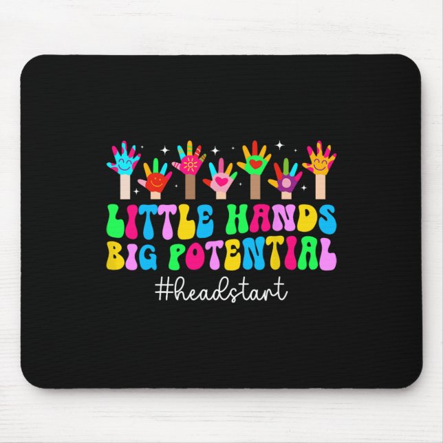 Mousepad Aluno do Early Head Start Primeiro Dia do Head Sta (Frente)