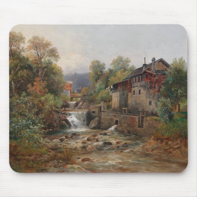 Mousepad "Am Mühlenbach" (Pela Corrente de Mill) (Frente)