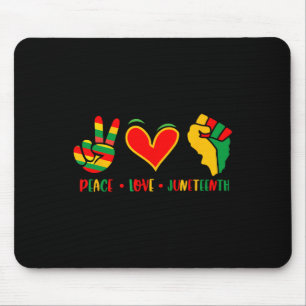 Mousepad Ama o Dia da Independência Juneteenth 1865 Orgulho