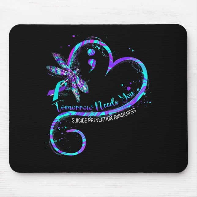 Mousepad Amanhã Precisa Conscientização sobre Prevenção ao  (Frente)