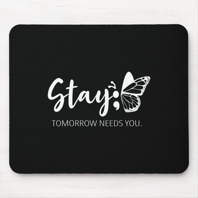 Mousepad Amanhã Precisa De Suporte Para Saúde Mental Semico (Frente)