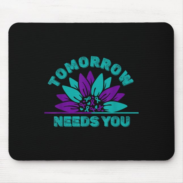 Mousepad Amanhã Precisa de Você Conscientização sobre Preve (Frente)