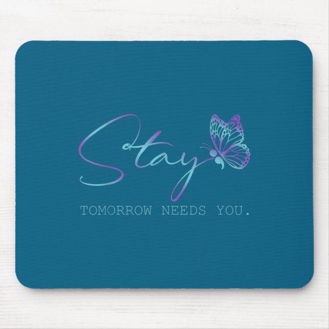 Mousepad Amanhã Precisa de Você Fique Consciente da Prevenç (Frente)