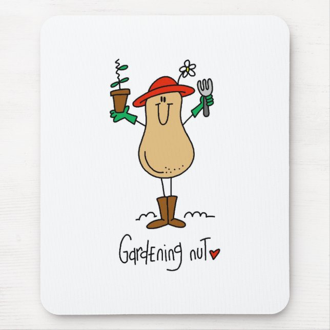 Mousepad Amante da jardinagem (Frente)
