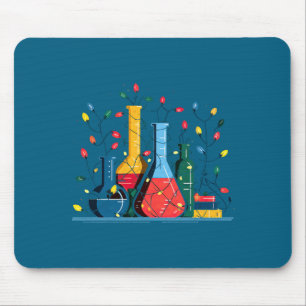 Mousepad Amante das Luzes de Natal de Química Químico Ciênc