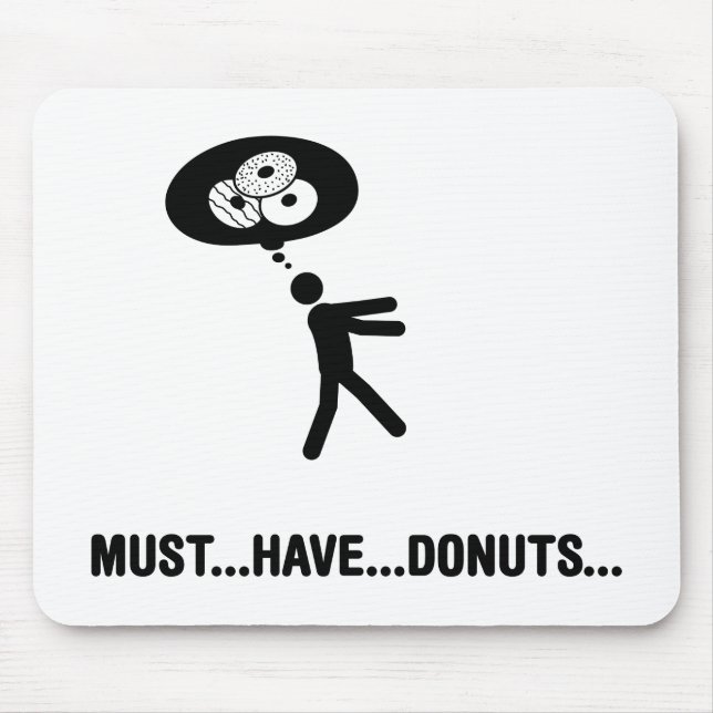 Mousepad Amante das rosquinhas (Frente)