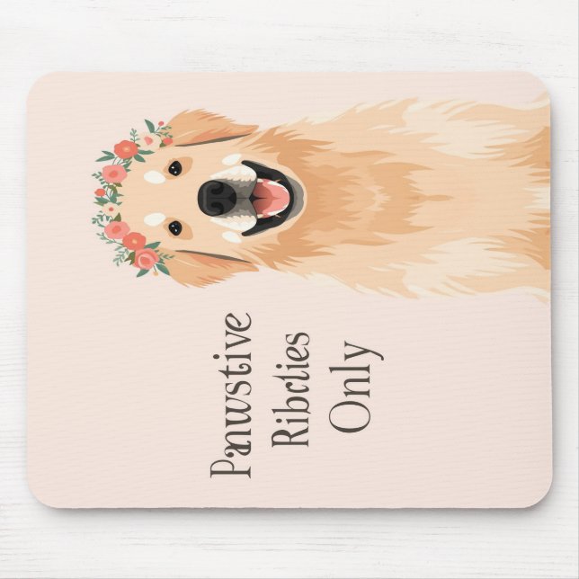 Mousepad amante de cachorro (Frente)