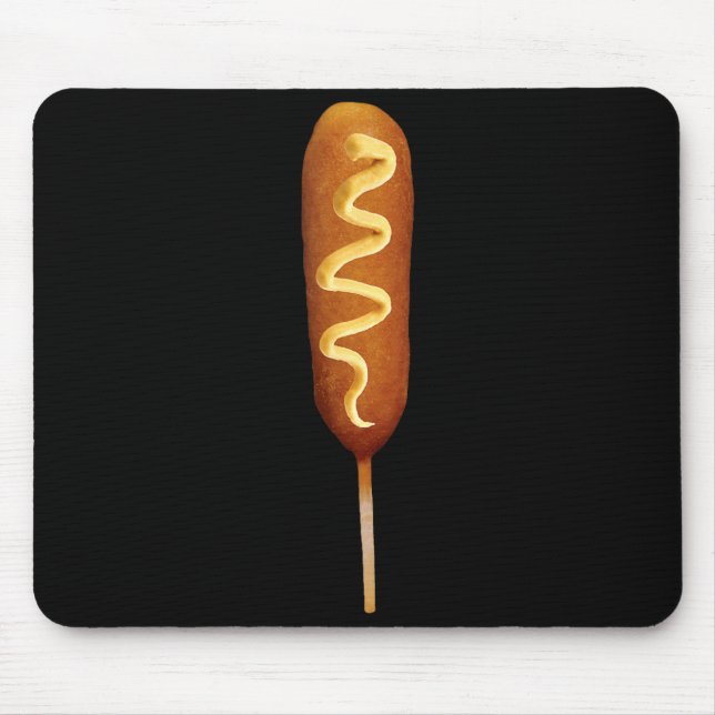 Mousepad Amante de Corn Dog Fantasia de Halloween (Frente)