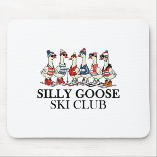 Mousepad Amante de esqui ganso bobo clube de esqui um bando