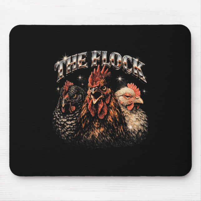 Mousepad Amante de Frango de Quintal dos Anos 80 Heavy-meta (Frente)