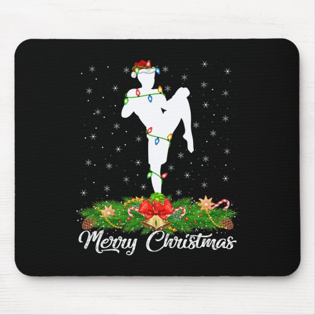 Mousepad Amante de Kickboxing Correspondência Chapéu de Pap (Frente)
